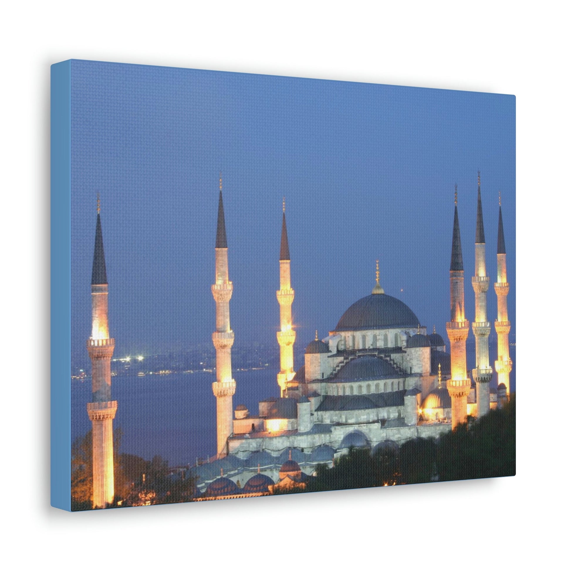 Printed in USA - Canvas Gallery Wraps - Çamlıca Republic Mosque - Capacity 63,000 - Islam religion - Istambul Turkey - Green Forest Home