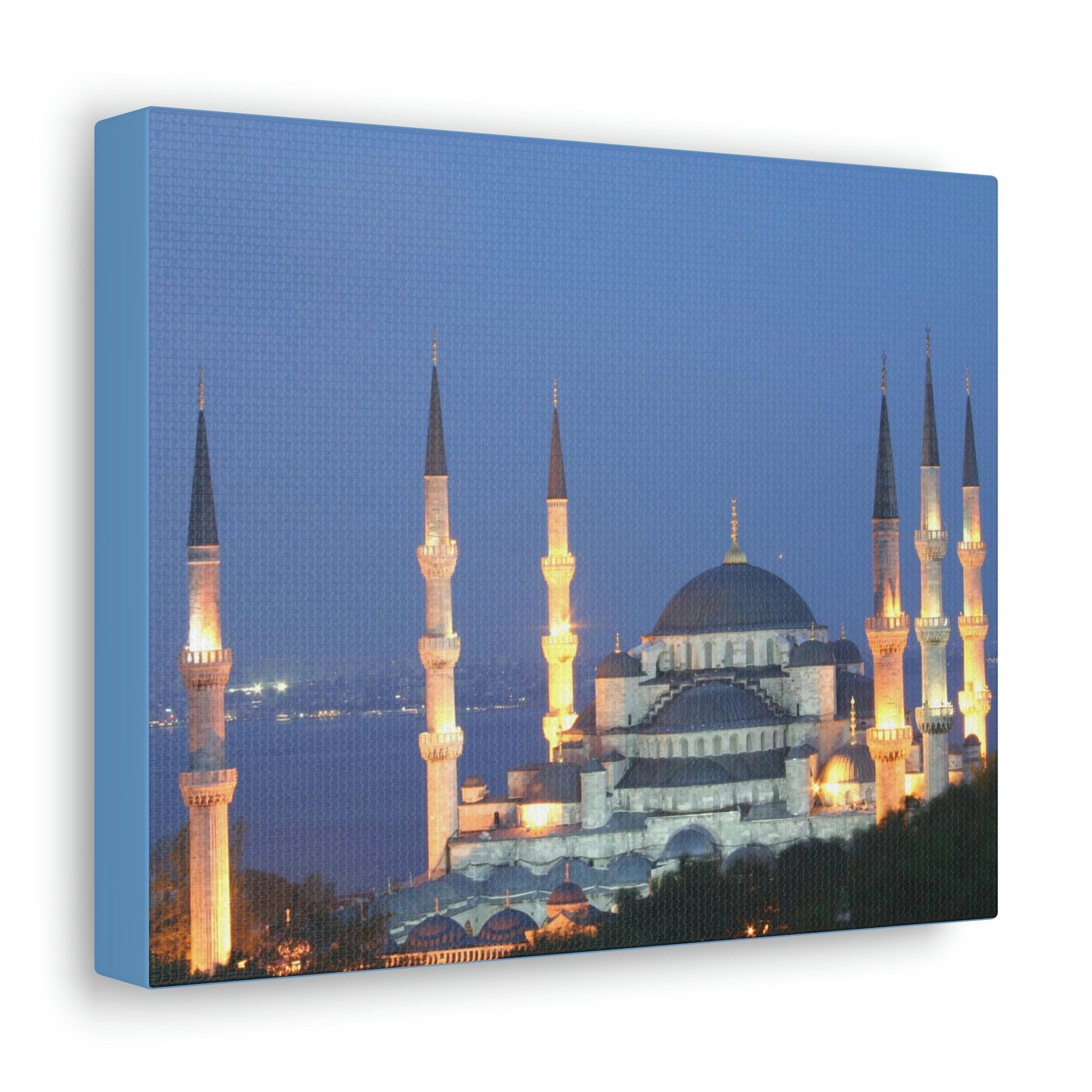 Printed in USA - Canvas Gallery Wraps - Çamlıca Republic Mosque - Capacity 63,000 - Islam religion - Istambul Turkey - Green Forest Home