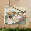 Printed in USA - Canvas Gallery Wraps - Children in prayer in Mosque - Islam - Green Forest Home