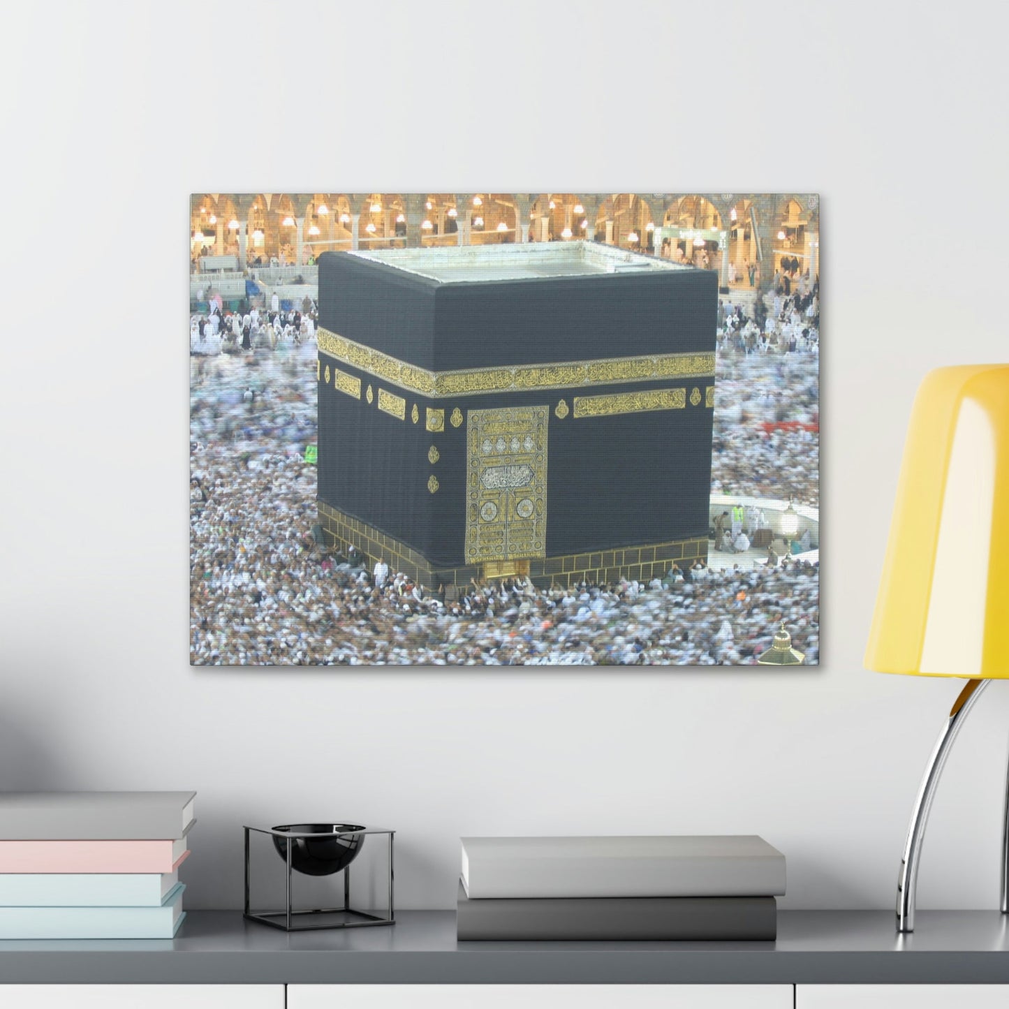 Printed in USA - Canvas Gallery Wraps - Great Mosque of Mecca - Islam religion - UAE - Green Forest Home