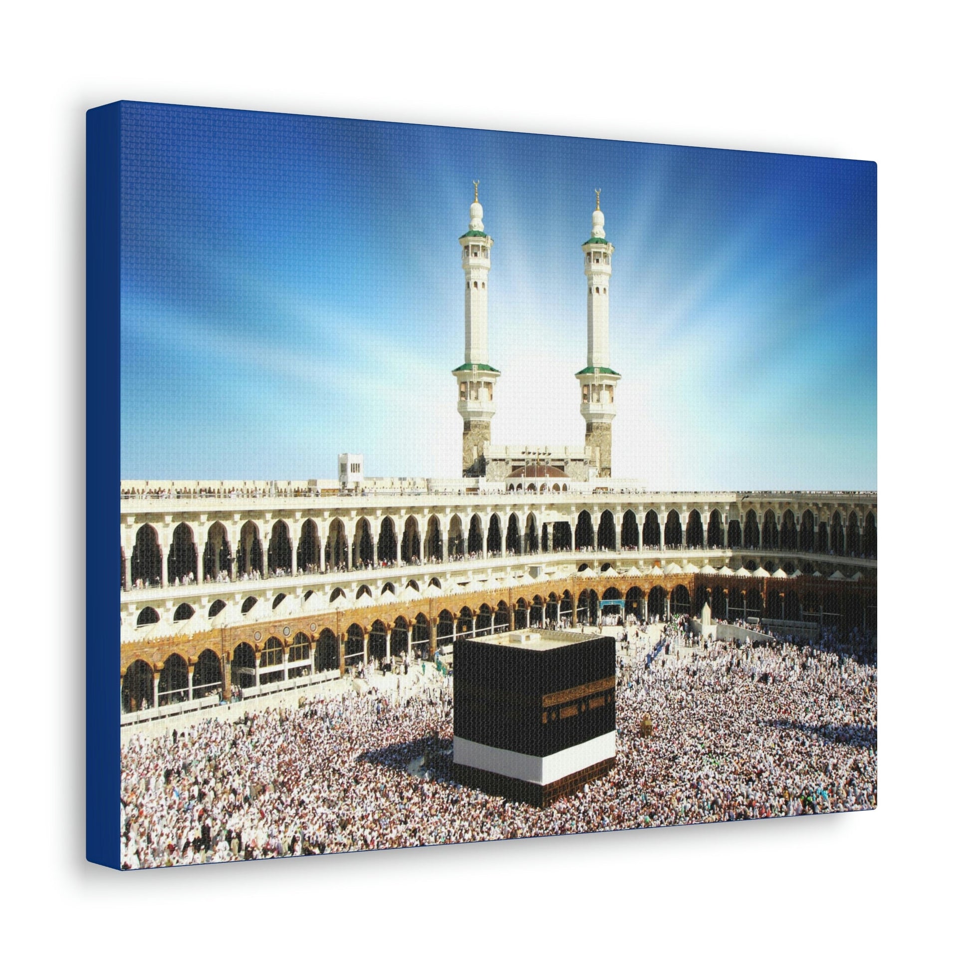 Printed in USA - Canvas Gallery Wraps - Great Mosque of Mecca - Islam religion - UAE - Green Forest Home