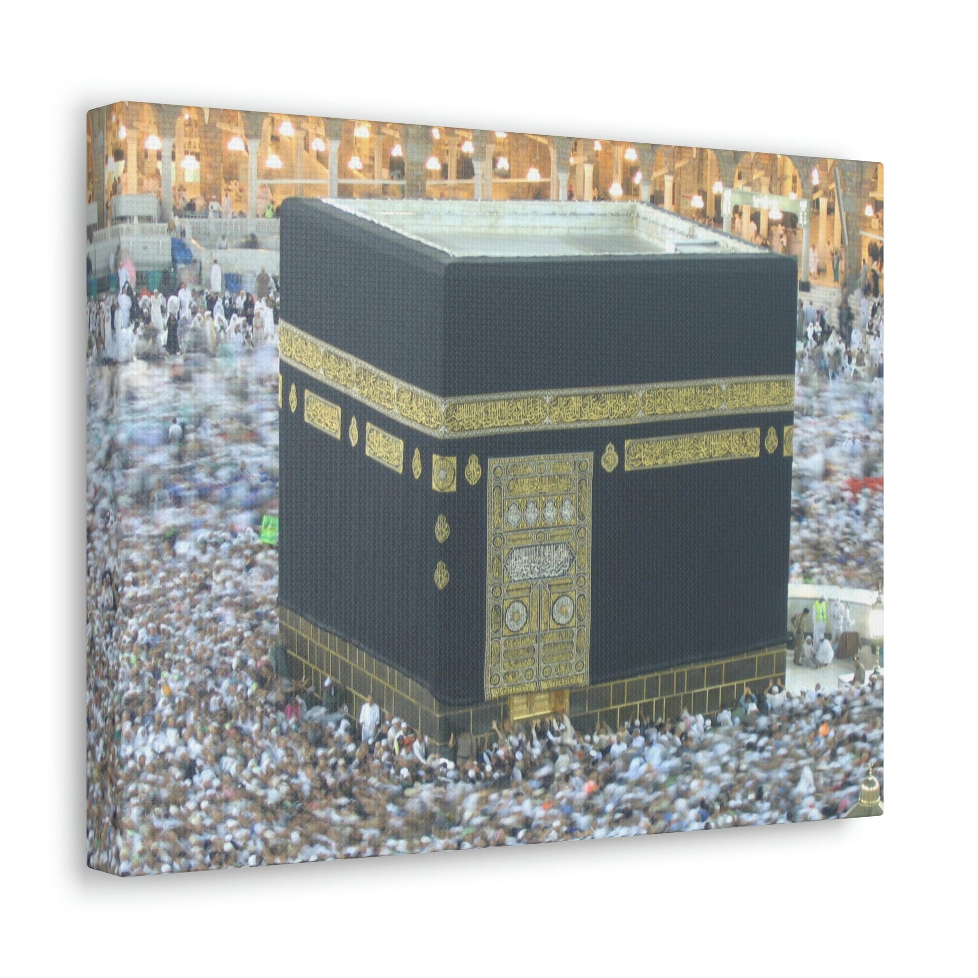 Printed in USA - Canvas Gallery Wraps - Great Mosque of Mecca - Islam religion - UAE - Green Forest Home