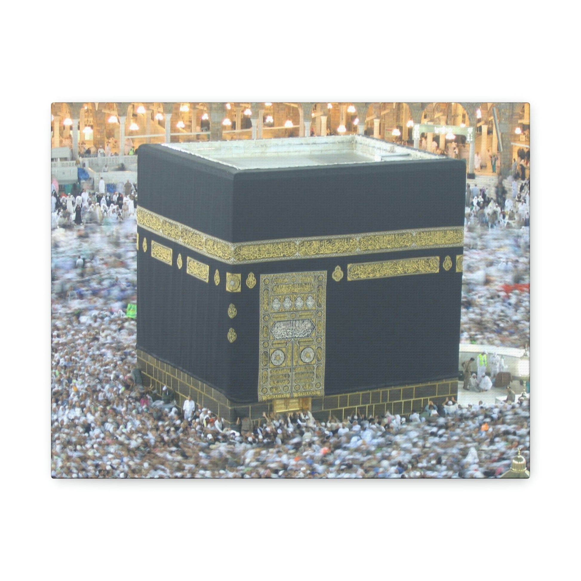 Printed in USA - Canvas Gallery Wraps - Great Mosque of Mecca - Islam religion - UAE - Green Forest Home