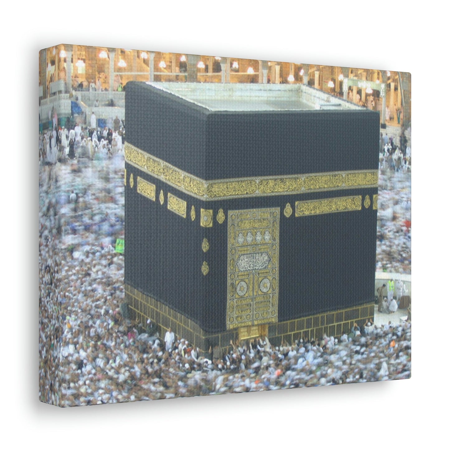 Printed in USA - Canvas Gallery Wraps - Great Mosque of Mecca - Islam religion - UAE - Green Forest Home