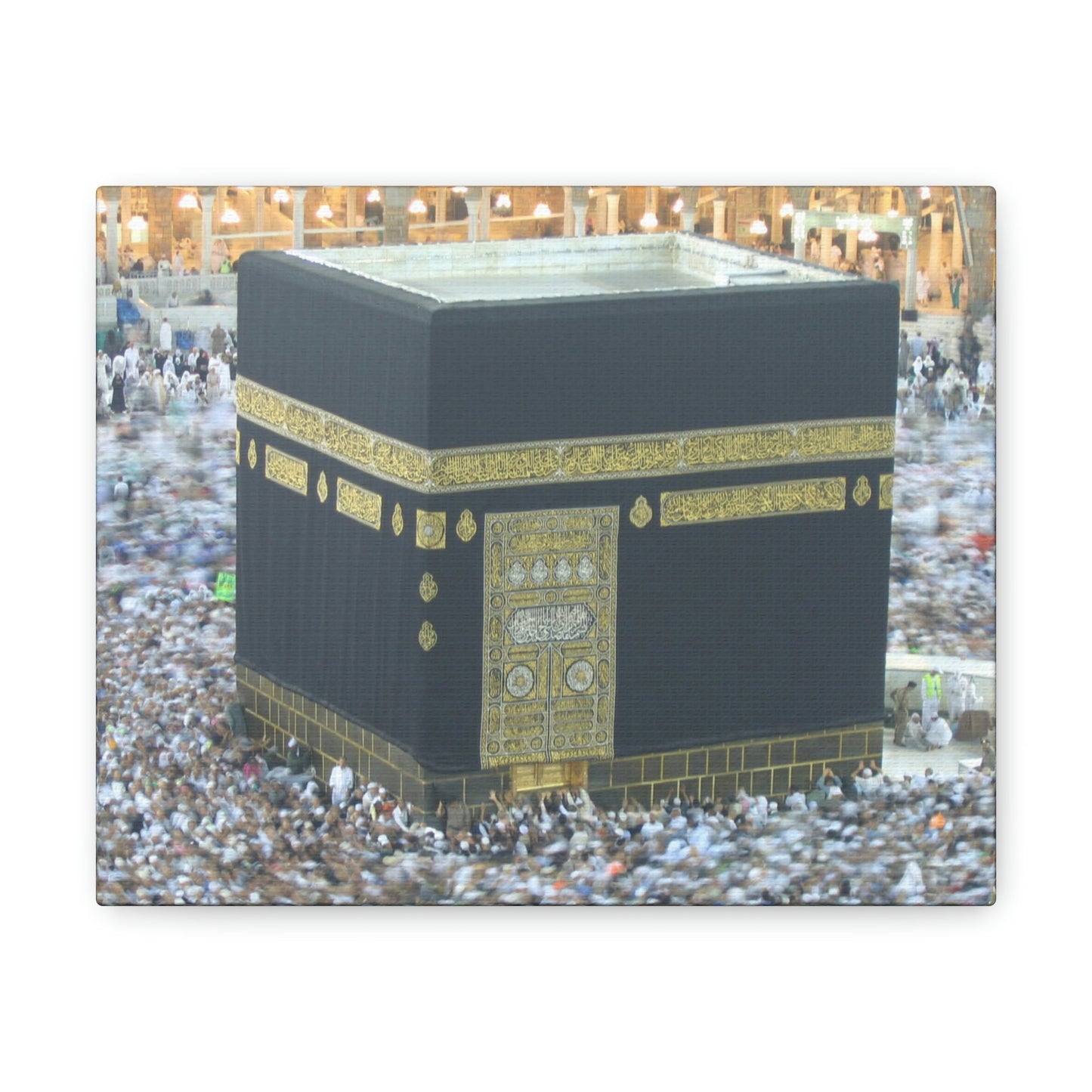 Printed in USA - Canvas Gallery Wraps - Great Mosque of Mecca - Islam religion - UAE - Green Forest Home