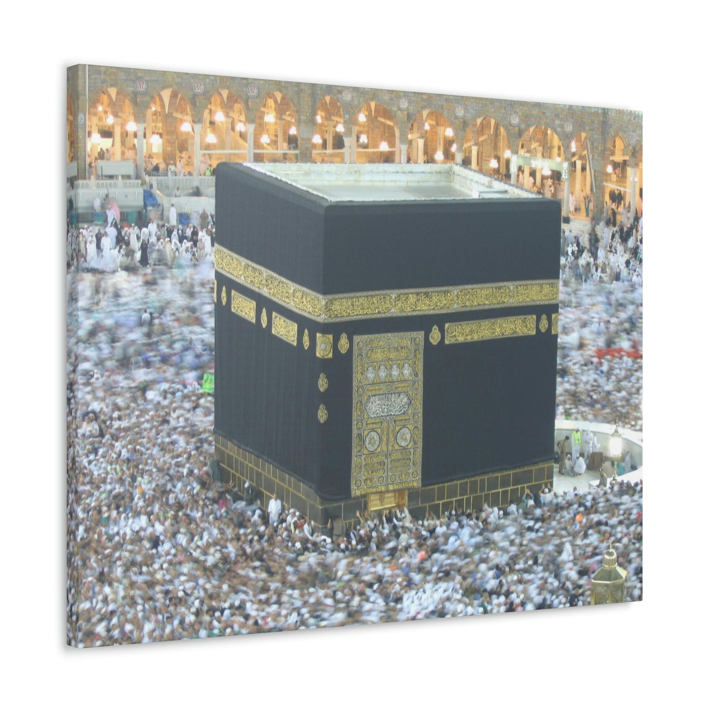 Printed in USA - Canvas Gallery Wraps - Great Mosque of Mecca - Islam religion - UAE - Green Forest Home