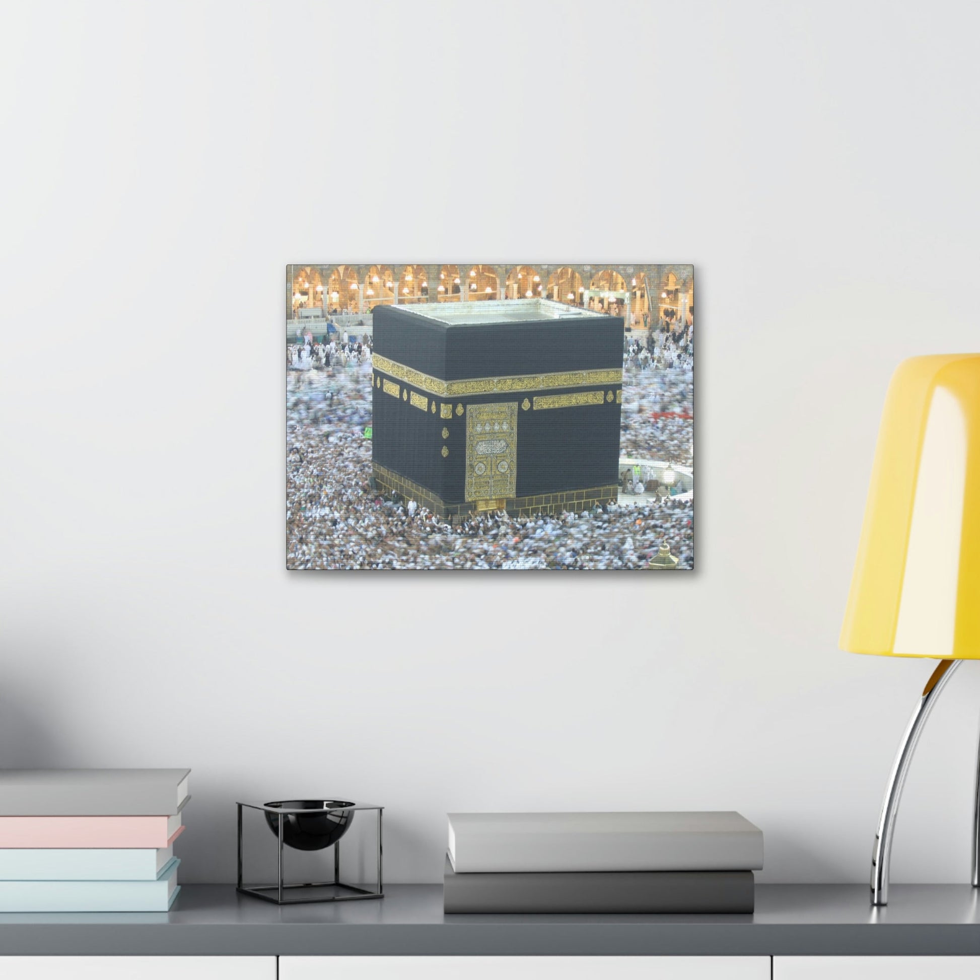 Printed in USA - Canvas Gallery Wraps - Holly Kaaba in Mecca, Saudi Arabia - UAE - Islam - Green Forest Home