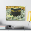 Printed in USA - Canvas Gallery Wraps - Holly Kaaba in Mecca, Saudi Arabia - UAE - Islam - Green Forest Home