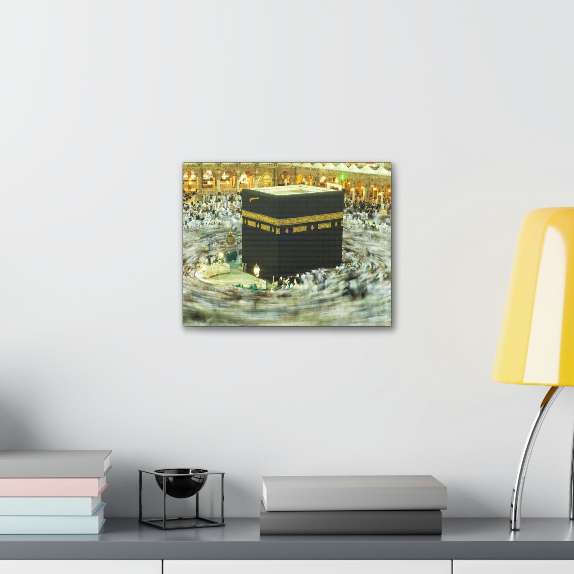 Printed in USA - Canvas Gallery Wraps - Holly Kaaba in Mecca, Saudi Arabia - UAE - Islam - Green Forest Home