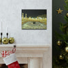 Printed in USA - Canvas Gallery Wraps - Holly Kaaba in Mecca, Saudi Arabia - UAE - Islam - Green Forest Home