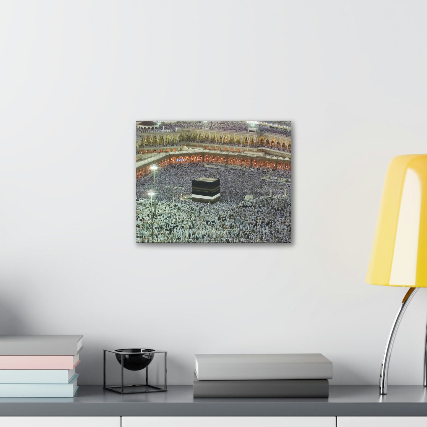 Printed in USA - Canvas Gallery Wraps - Holly Kaaba in Mecca, Saudi Arabia - UAE - Islam - Green Forest Home