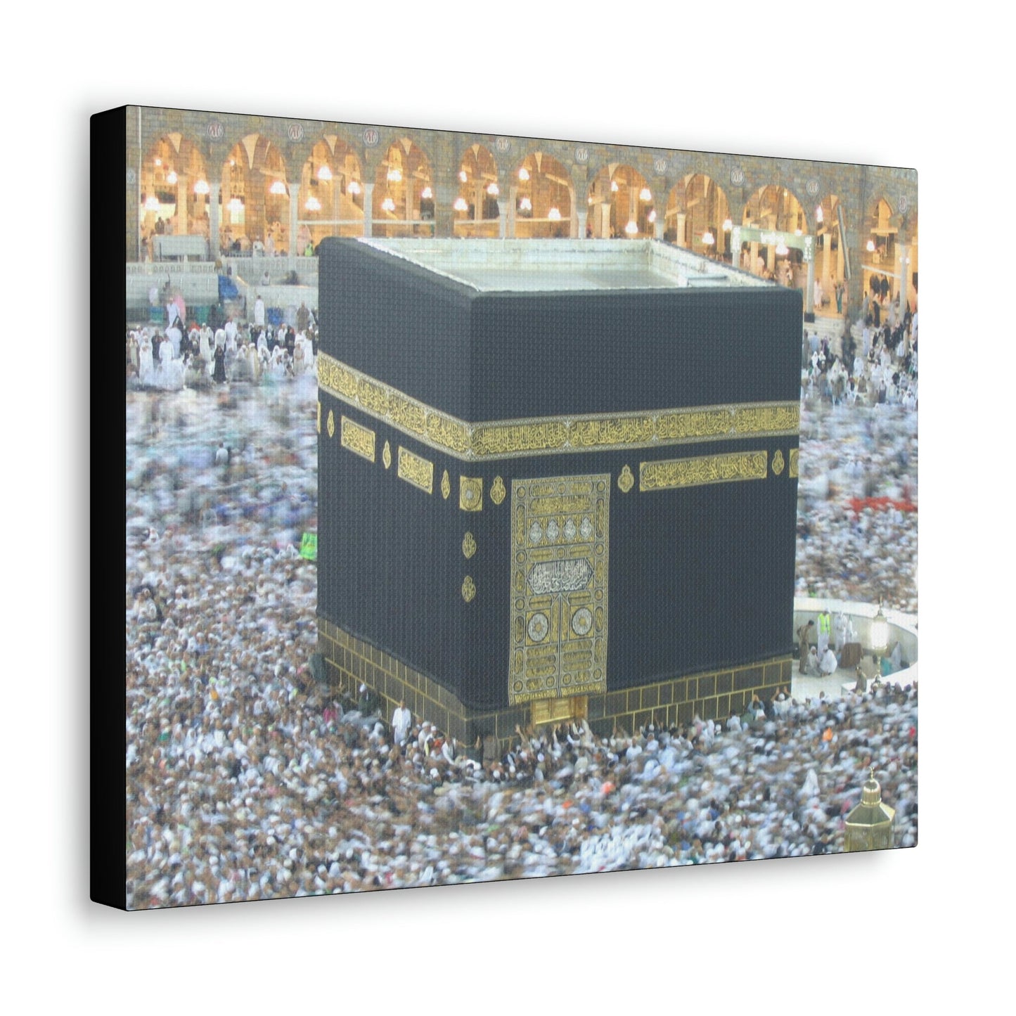 Printed in USA - Canvas Gallery Wraps - Holly Kaaba in Mecca, Saudi Arabia - UAE - Islam - Green Forest Home