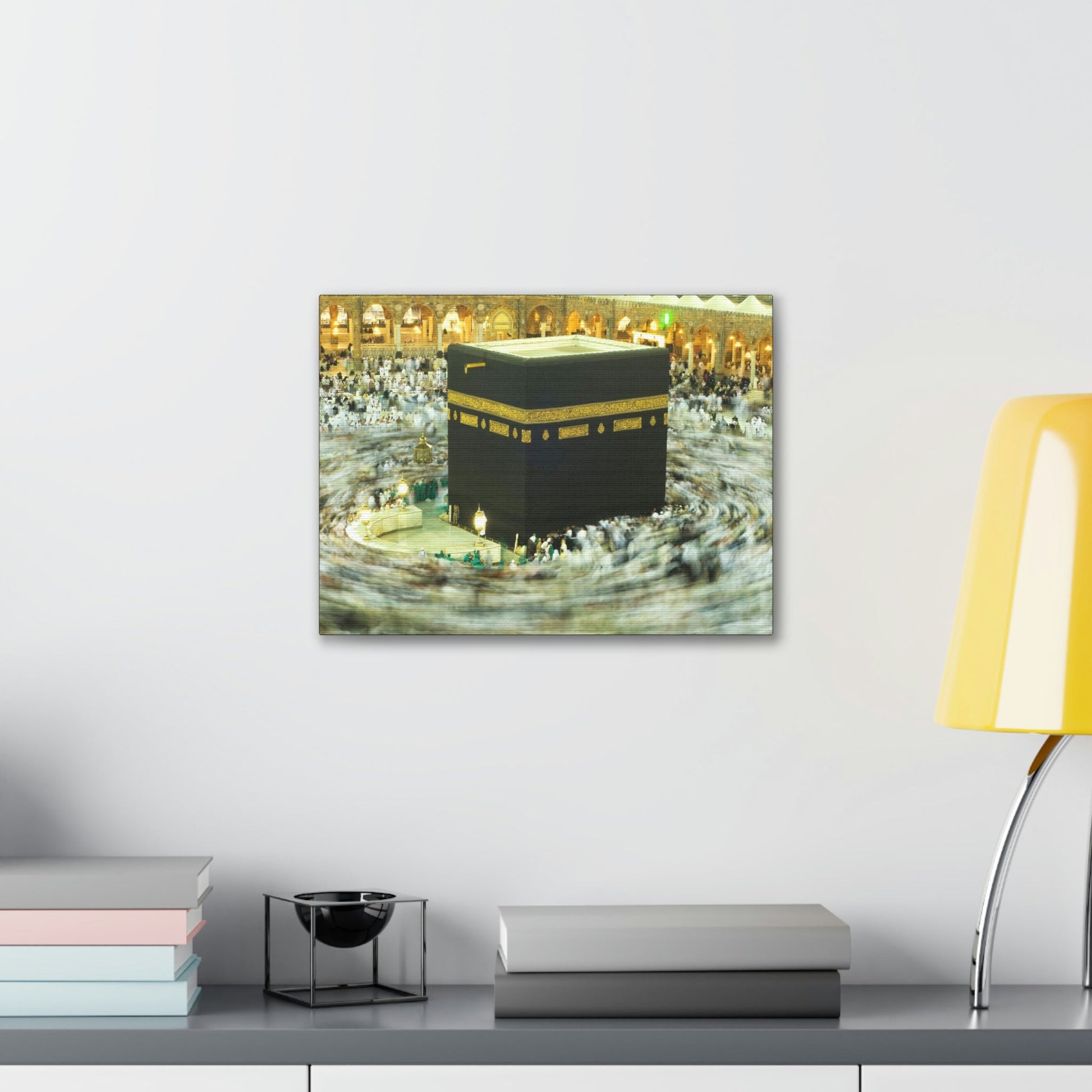 Printed in USA - Canvas Gallery Wraps - Holly Kaaba in Mecca, Saudi Arabia - UAE - Islam - Green Forest Home