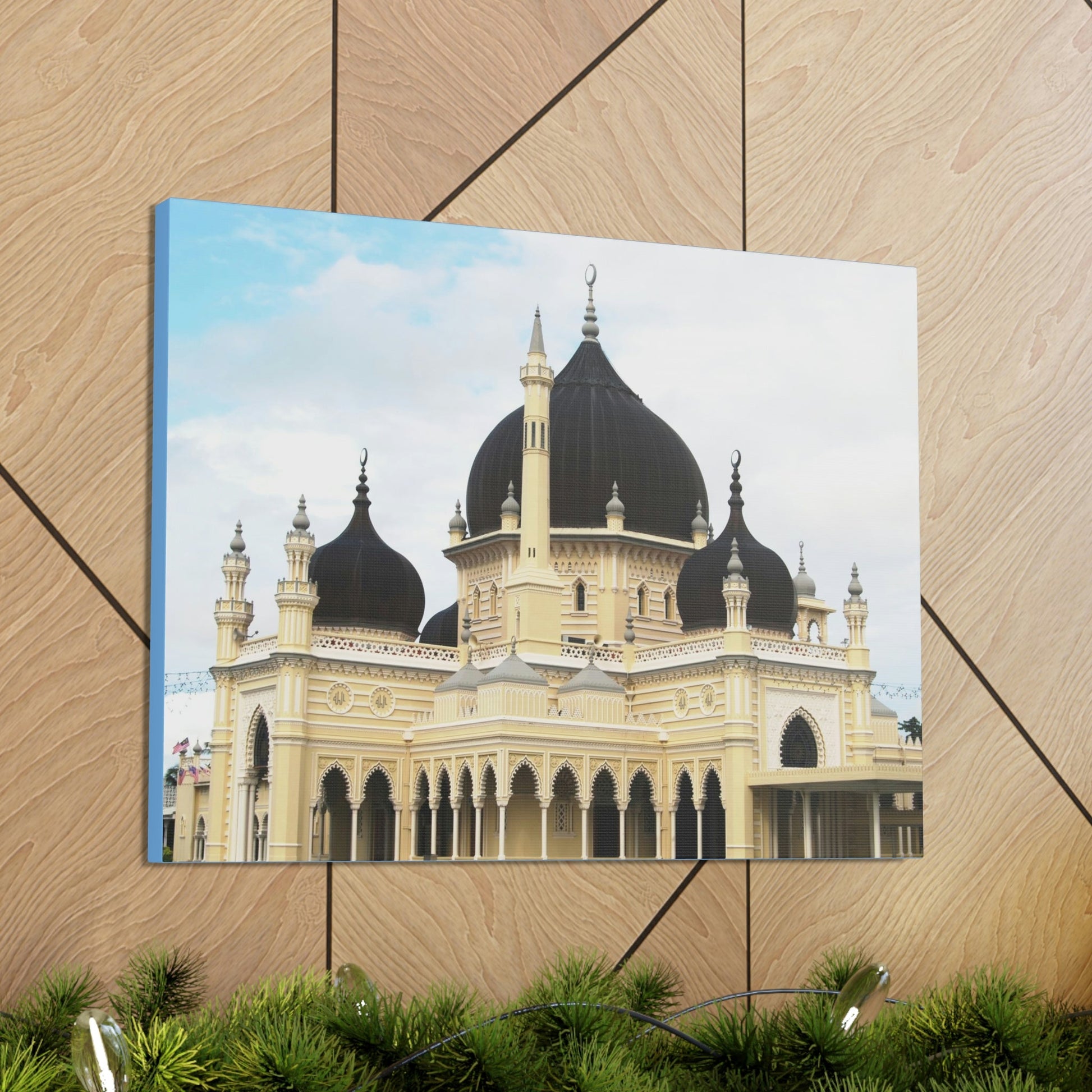 Printed in USA - Canvas Gallery Wraps - Mosque in the Alor Star, Kedah, Malaysia - Islam - Green Forest Home