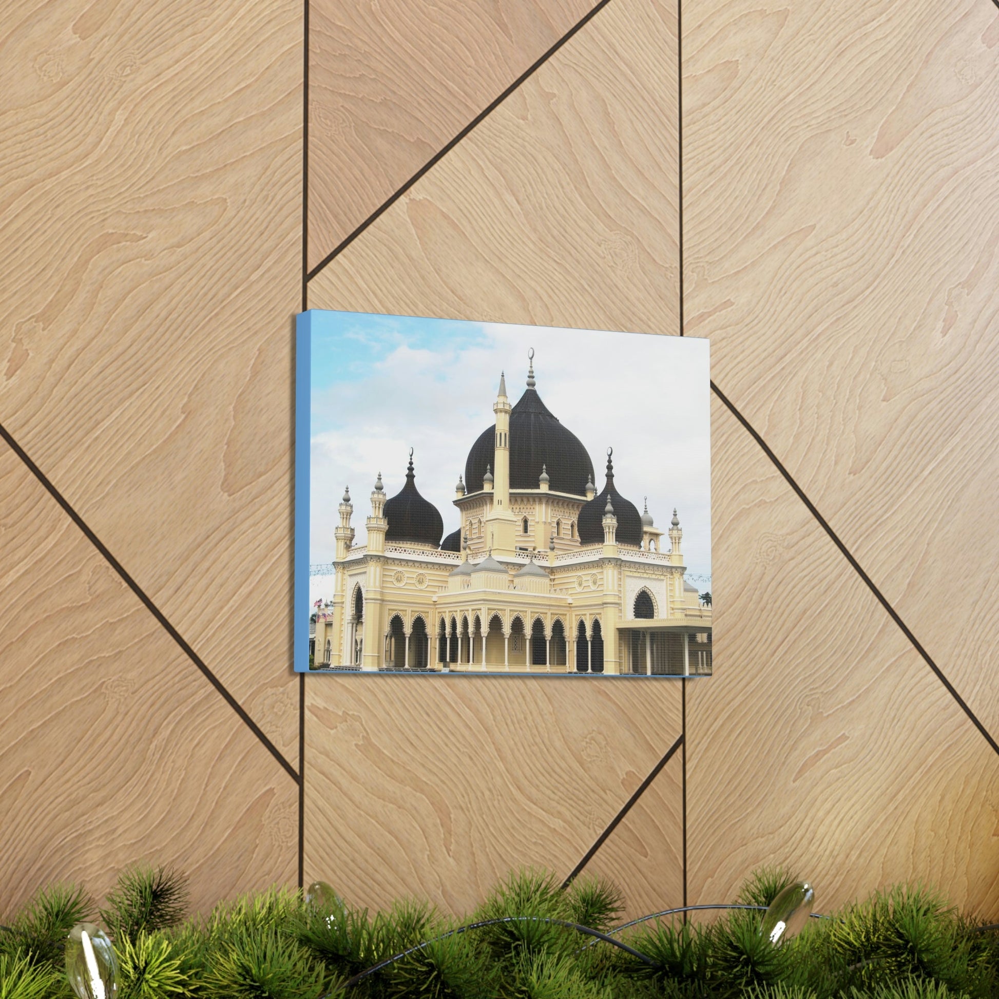 Printed in USA - Canvas Gallery Wraps - Mosque in the Alor Star, Kedah, Malaysia - Islam - Green Forest Home