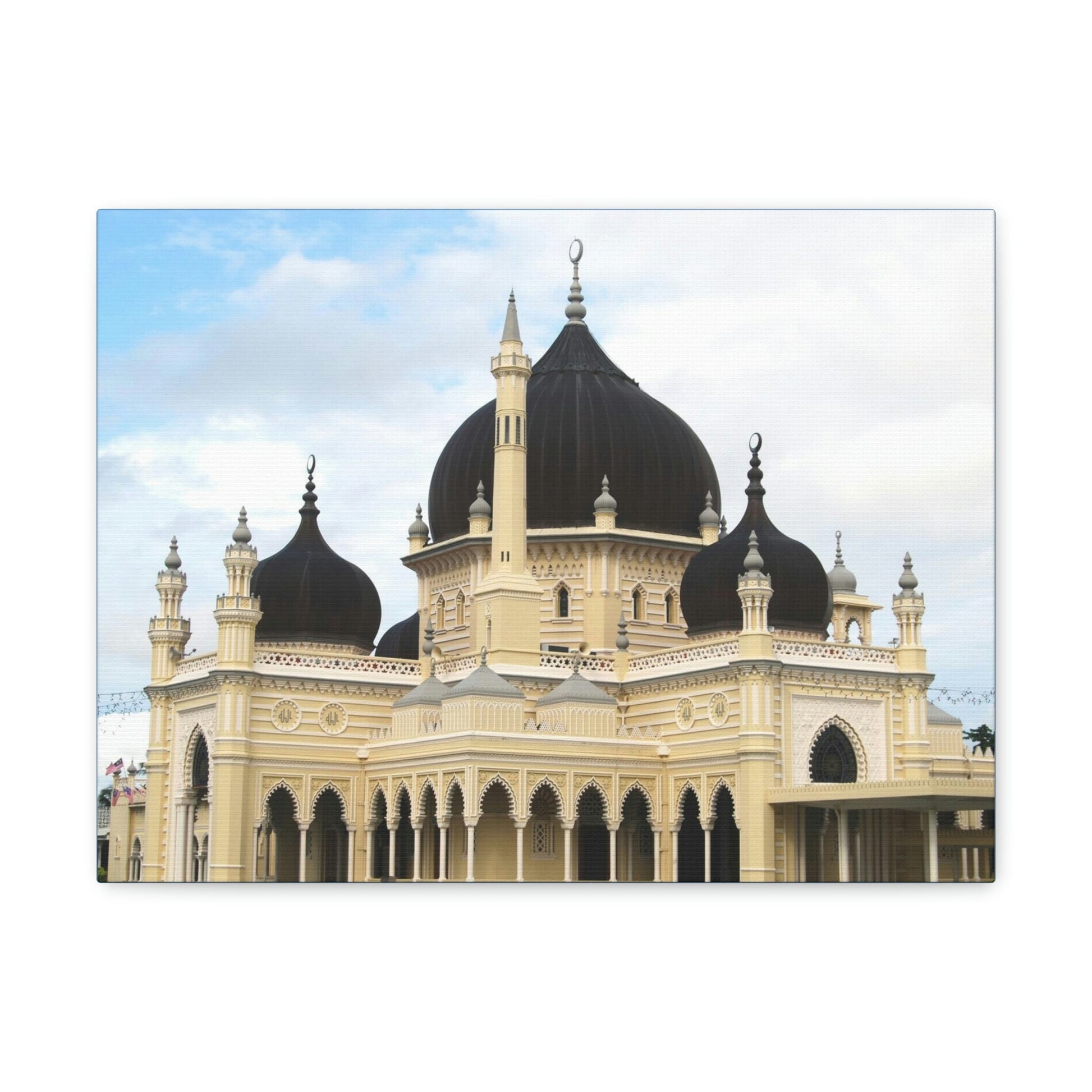 Printed in USA - Canvas Gallery Wraps - Mosque in the Alor Star, Kedah, Malaysia - Islam - Green Forest Home