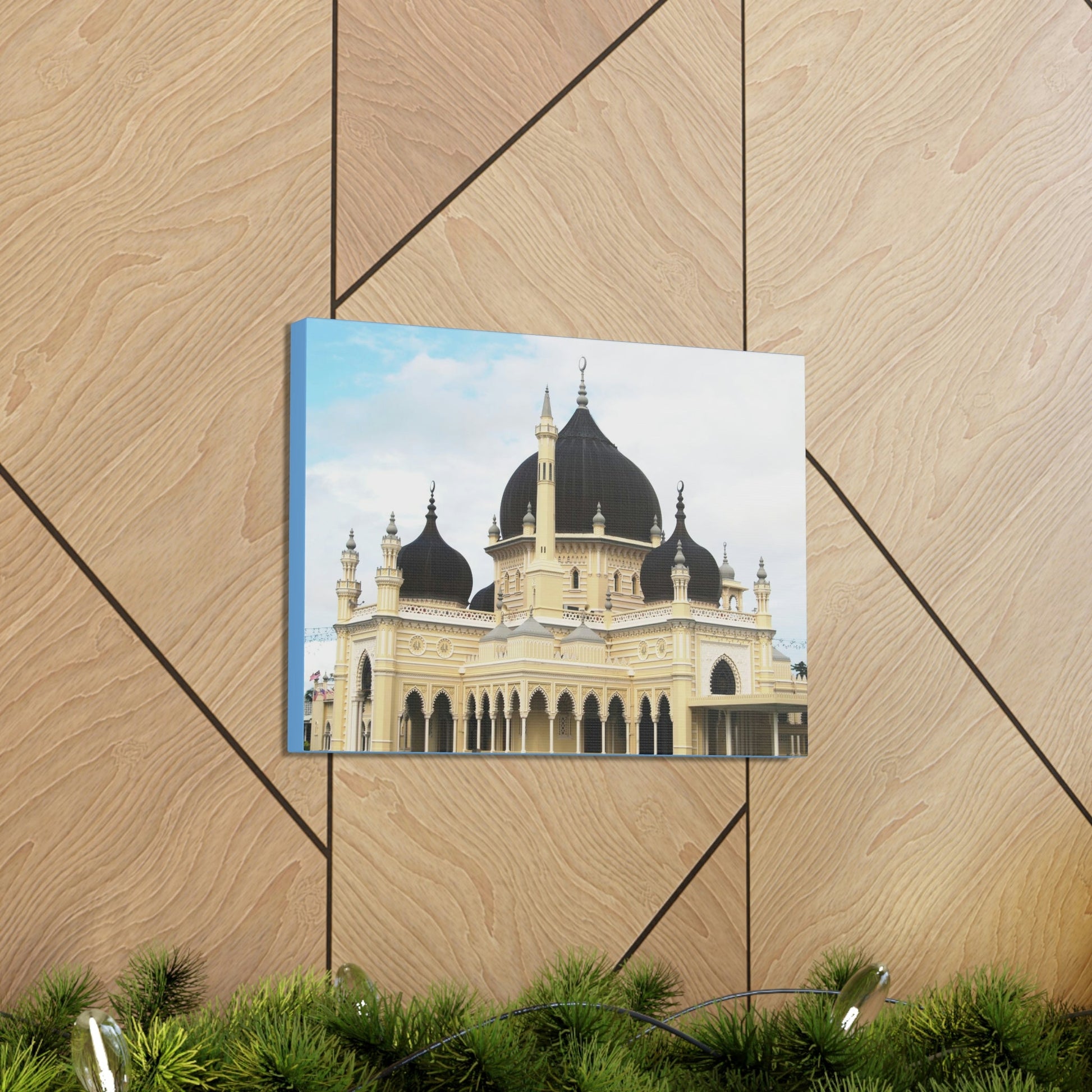 Printed in USA - Canvas Gallery Wraps - Mosque in the Alor Star, Kedah, Malaysia - Islam - Green Forest Home