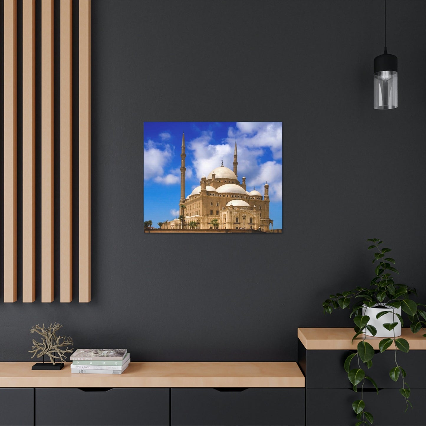 Printed in USA - Canvas Gallery Wraps - Mosque of Muhammad Ali in Cairo - Egypt - Islam - Green Forest Home