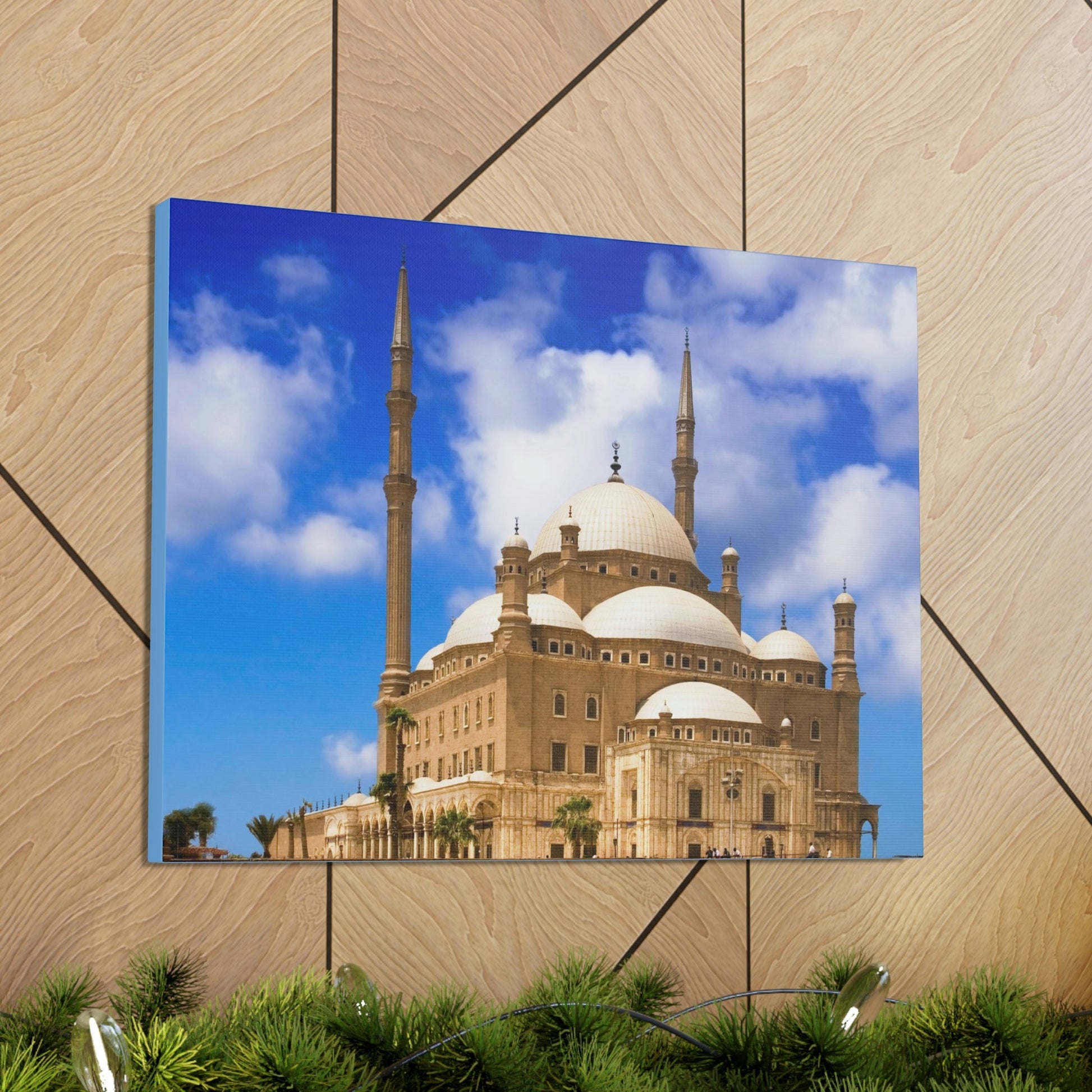 Printed in USA - Canvas Gallery Wraps - Mosque of Muhammad Ali in Cairo - Egypt - Islam - Green Forest Home