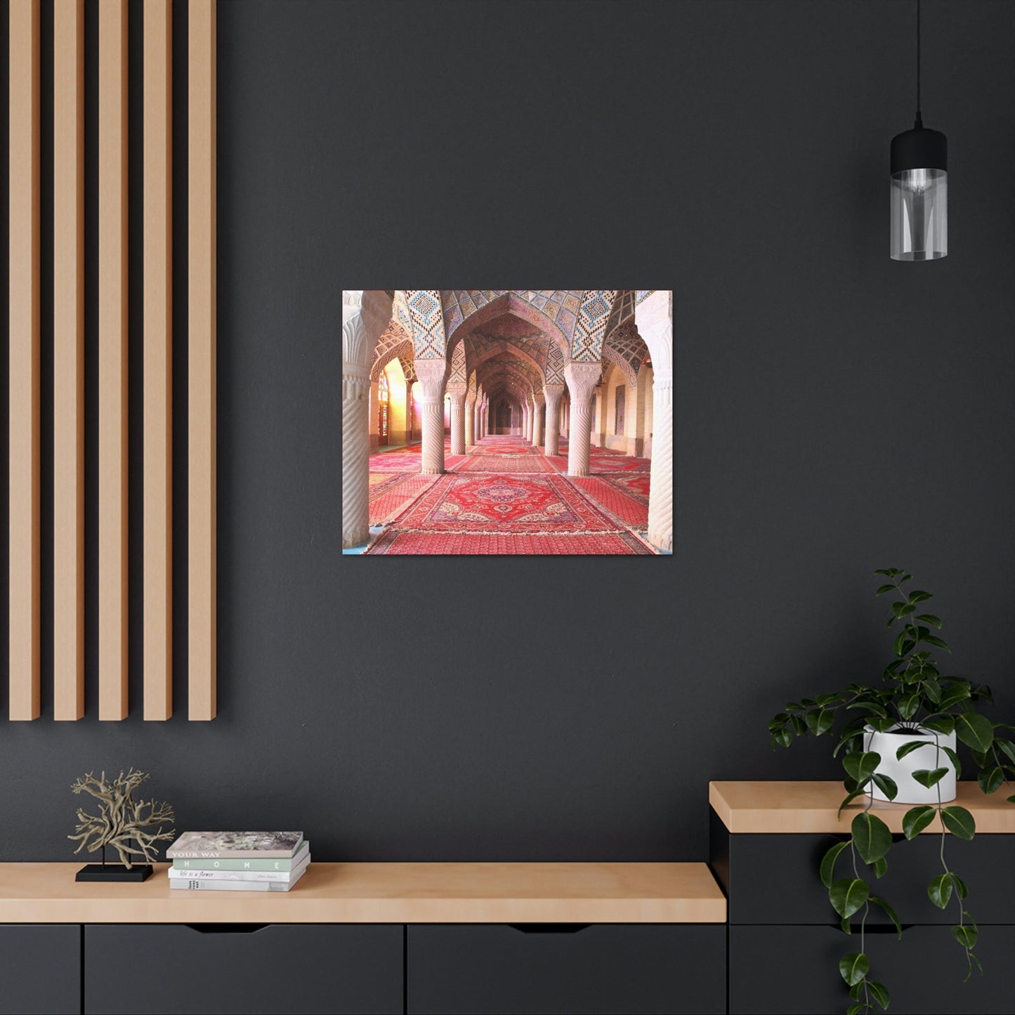 Printed in USA - Canvas Gallery Wraps - Nasir al-Mulk mosque, Shiraz, Iran - Islam - Green Forest Home