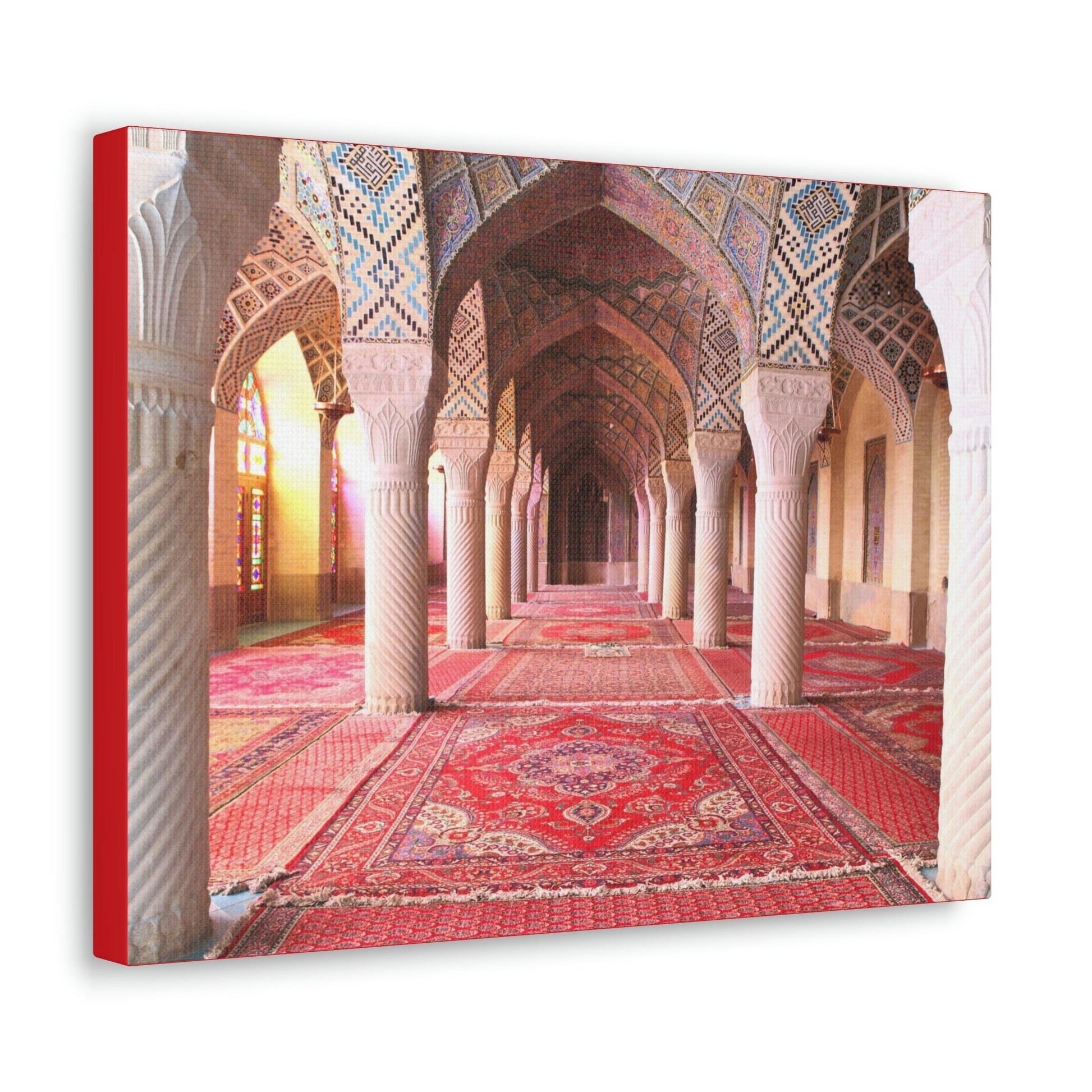 Printed in USA - Canvas Gallery Wraps - Nasir al-Mulk mosque, Shiraz, Iran - Islam - Green Forest Home