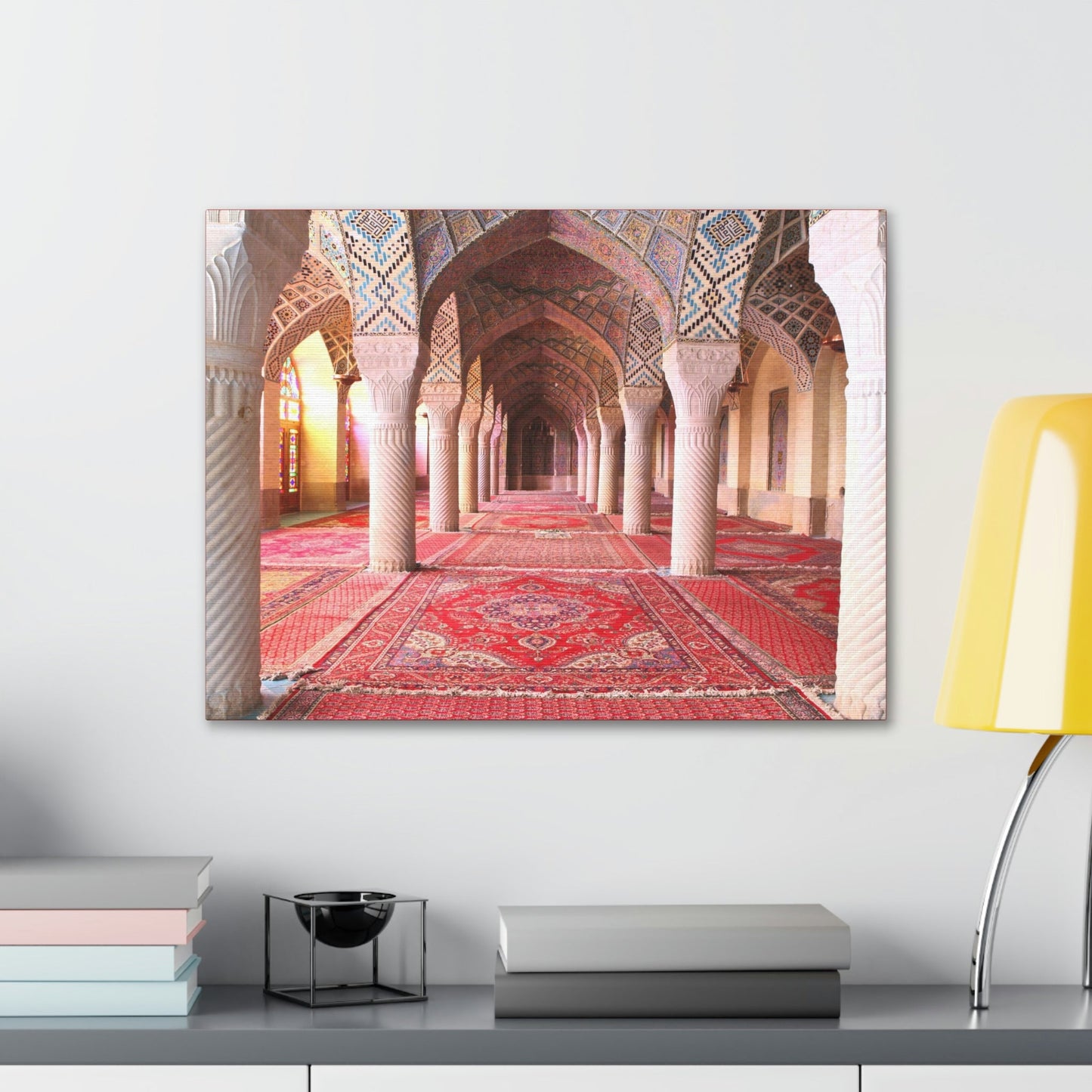 Printed in USA - Canvas Gallery Wraps - Nasir al-Mulk mosque, Shiraz, Iran - Islam - Green Forest Home