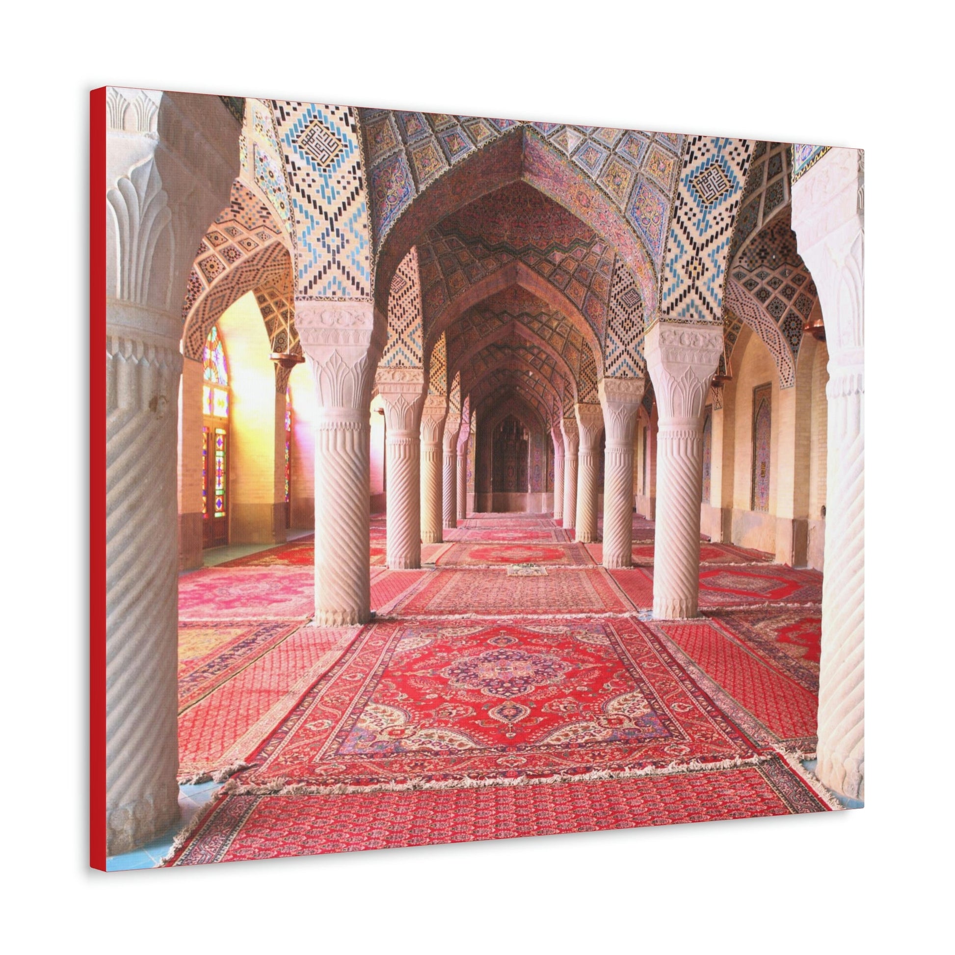 Printed in USA - Canvas Gallery Wraps - Nasir al-Mulk mosque, Shiraz, Iran - Islam - Green Forest Home