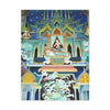 Printed in USA - Canvas Gallery Wraps - Painting on Temple wall on a Buddhist Thai temple, Thailand - Buddhism - Green Forest Home