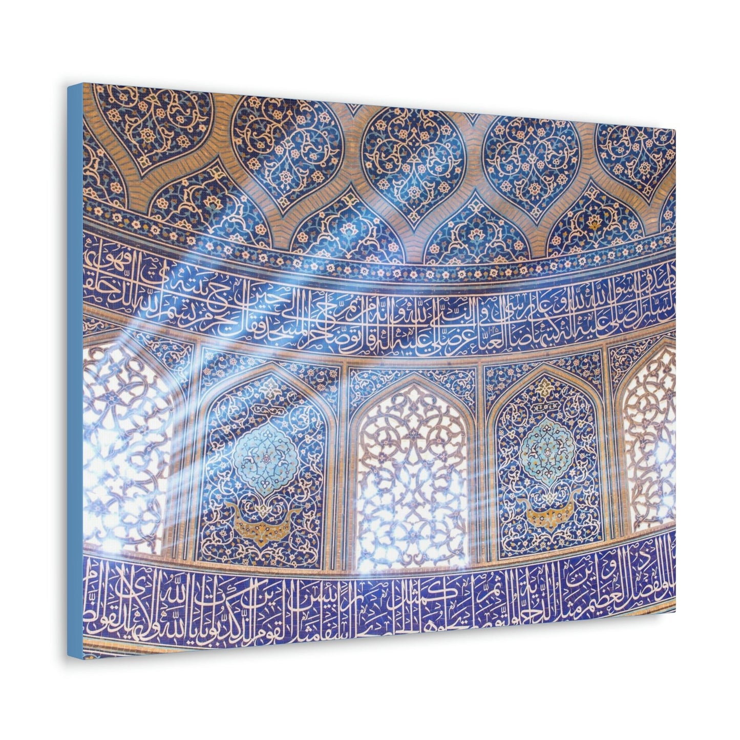 Printed in USA - Canvas Gallery Wraps - Sheikh Lotfollah Mosque - Iran - Islam - Green Forest Home