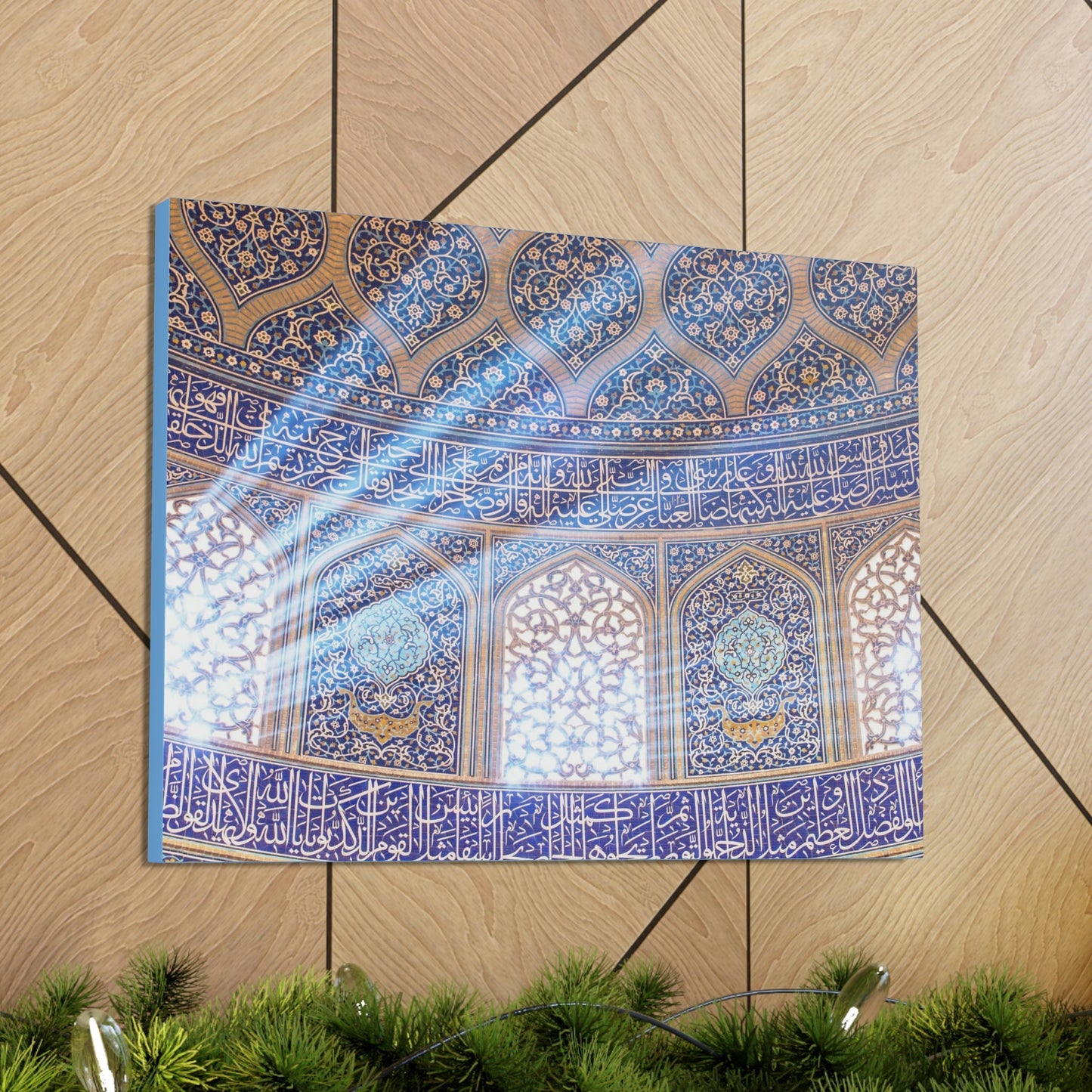 Printed in USA - Canvas Gallery Wraps - Sheikh Lotfollah Mosque - Iran - Islam - Green Forest Home