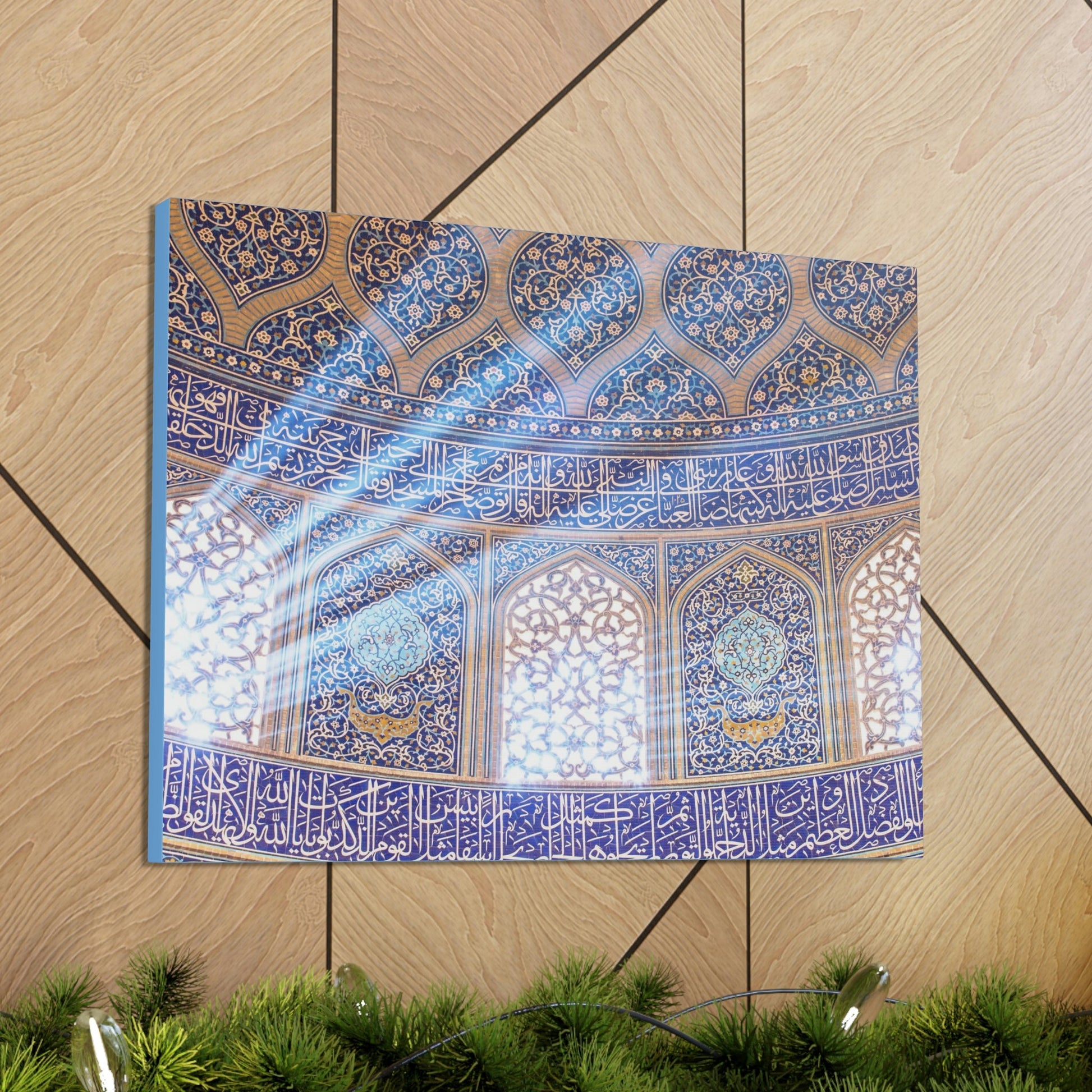 Printed in USA - Canvas Gallery Wraps - Sheikh Lotfollah Mosque - Iran - Islam - Green Forest Home