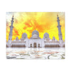 Printed in USA - Canvas Gallery Wraps - Sheikh Zayed Mosque at Night - UAE - Capacity 122,000 - Islam religion - Abu Dhabi UAE - Green Forest Home