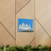 Printed in USA - Canvas Gallery Wraps - Sheikh Zayed Mosque at Night - UAE - Capacity 122,000 - Islam religion - Abu Dhabi UAE - Green Forest Home