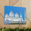 Printed in USA - Canvas Gallery Wraps - Sheikh Zayed Mosque at Night - UAE - Capacity 122,000 - Islam religion - Abu Dhabi UAE - Green Forest Home