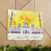 Printed in USA - Canvas Gallery Wraps - Sheikh Zayed Mosque at Night - UAE - Capacity 122,000 - Islam religion - Abu Dhabi UAE - Green Forest Home