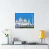 Printed in USA - Canvas Gallery Wraps - Sheikh Zayed Mosque at Night - UAE - Capacity 122,000 - Islam religion - Abu Dhabi UAE - Green Forest Home