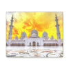 Printed in USA - Canvas Gallery Wraps - Sheikh Zayed Mosque at Night - UAE - Capacity 122,000 - Islam religion - Abu Dhabi UAE - Green Forest Home