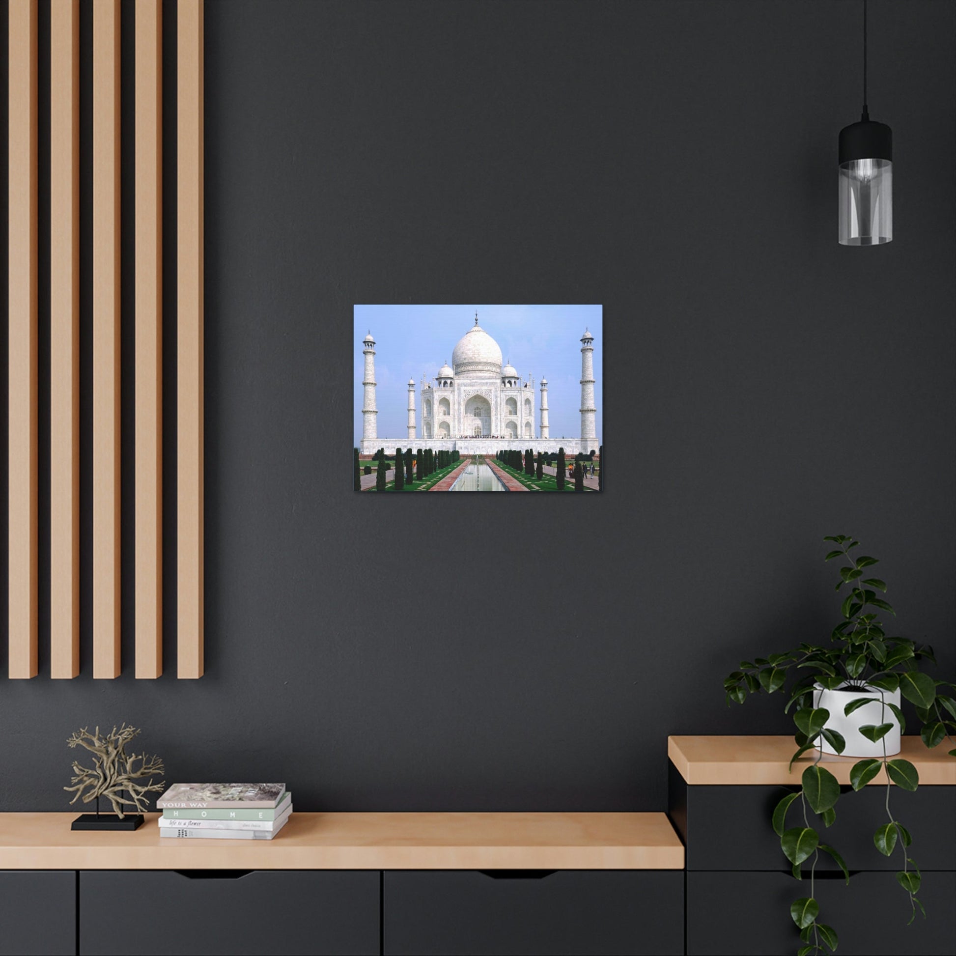 Printed in USA - Canvas Gallery Wraps - Taj Mahal - a UNESCO site - Monument to Love - Agra India - Islam - Green Forest Home