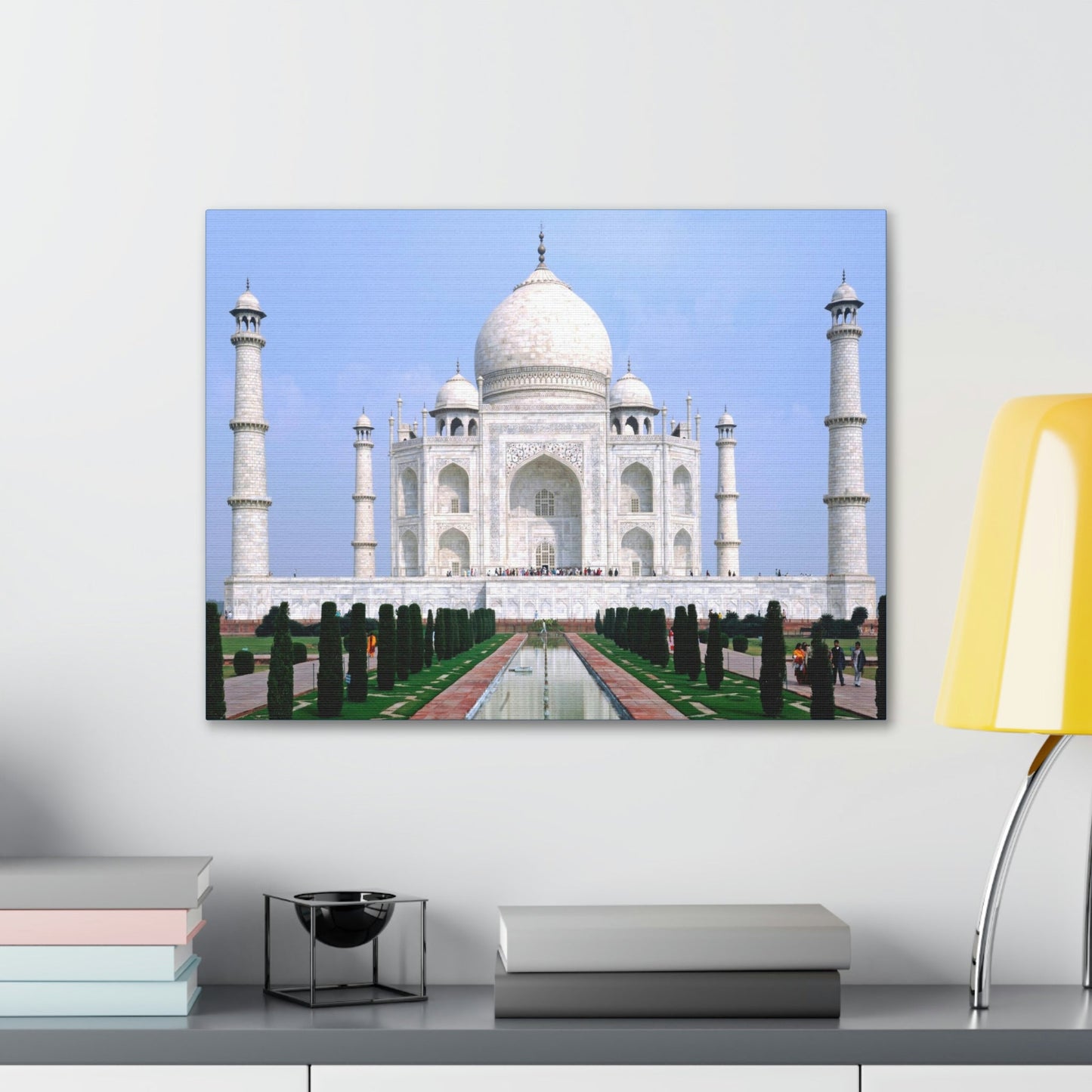 Printed in USA - Canvas Gallery Wraps - Taj Mahal - a UNESCO site - Monument to Love - Agra India - Islam - Green Forest Home