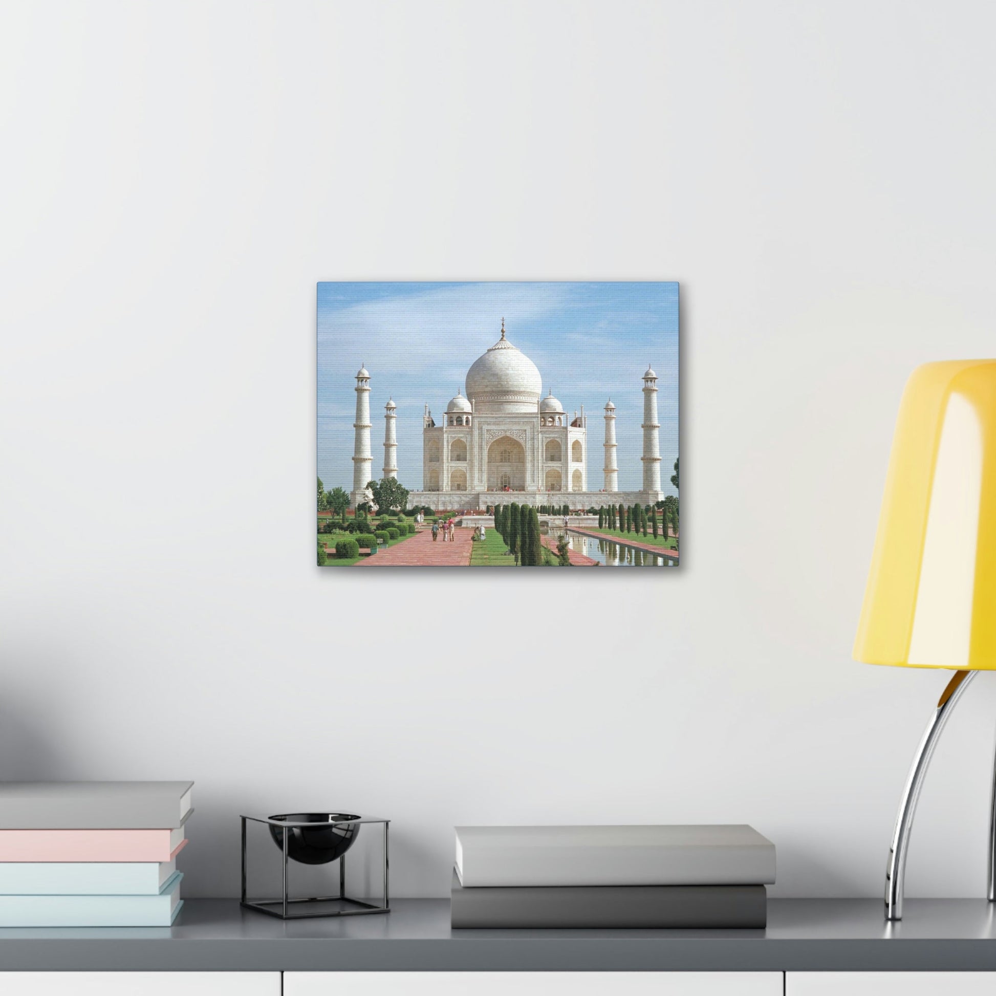 Printed in USA - Canvas Gallery Wraps - Taj Mahal - a UNESCO site - Monument to Love - Agra India - Islam - Green Forest Home