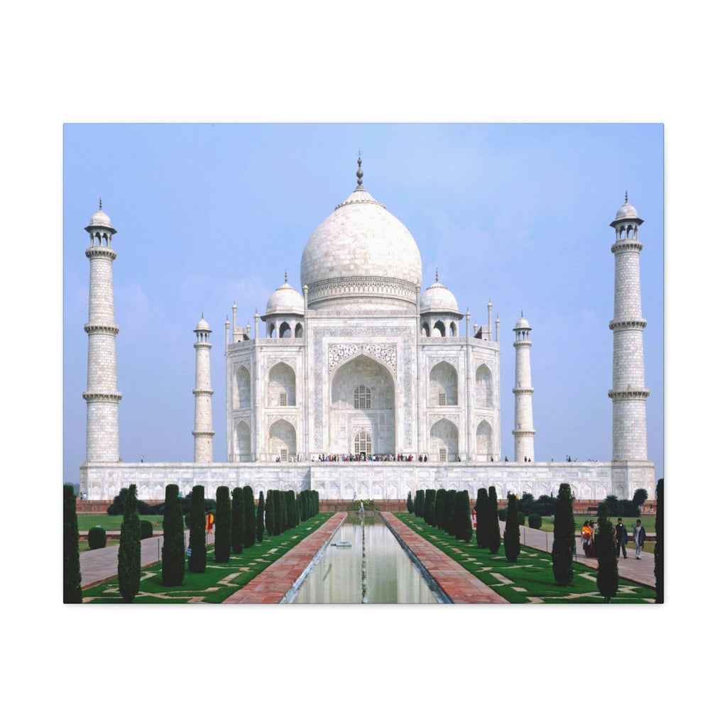 Printed in USA - Canvas Gallery Wraps - Taj Mahal - a UNESCO site - Monument to Love - Agra India - Islam - Green Forest Home