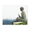 Printed in USA - Canvas Gallery Wraps - The Big Buddha giving Blessings - Hong Kong Lantau Island - China - Buddhism - Green Forest Home