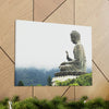 Printed in USA - Canvas Gallery Wraps - The Big Buddha giving Blessings - Hong Kong Lantau Island - China - Buddhism - Green Forest Home