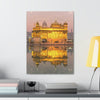 Printed in USA - Canvas Gallery Wraps - The Golden Temple in Amritsar, Punjab - India - Sikhsm - Green Forest Home