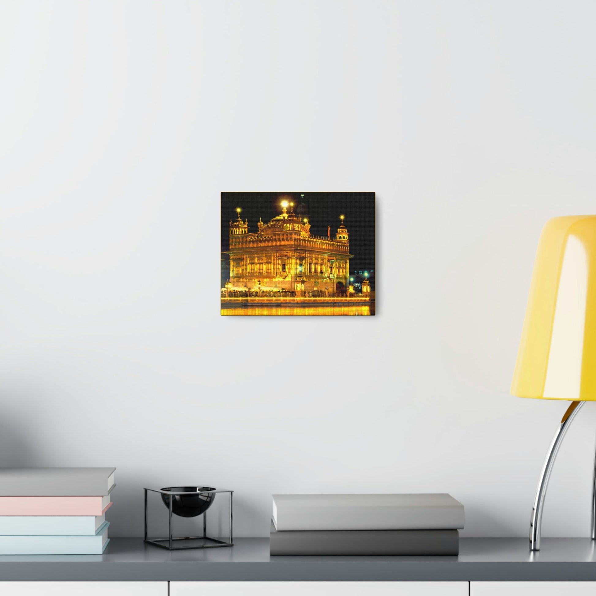 Printed in USA - Canvas Gallery Wraps - The Golden Temple in Amritsar, Punjab - India - Sikhsm - Green Forest Home