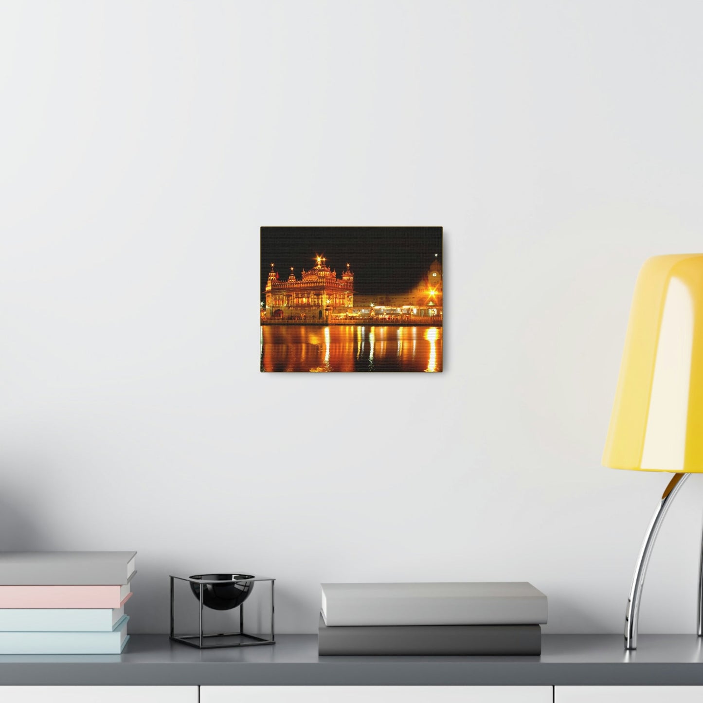 Printed in USA - Canvas Gallery Wraps - The Golden Temple in Amritsar, Punjab - India - Sikhsm - Green Forest Home