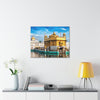 Printed in USA - Canvas Gallery Wraps - The Golden Temple in Amritsar, Punjab - India - Sikhsm - Green Forest Home