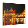 Printed in USA - Canvas Gallery Wraps - The Golden Temple in Amritsar, Punjab - India - Sikhsm - Green Forest Home