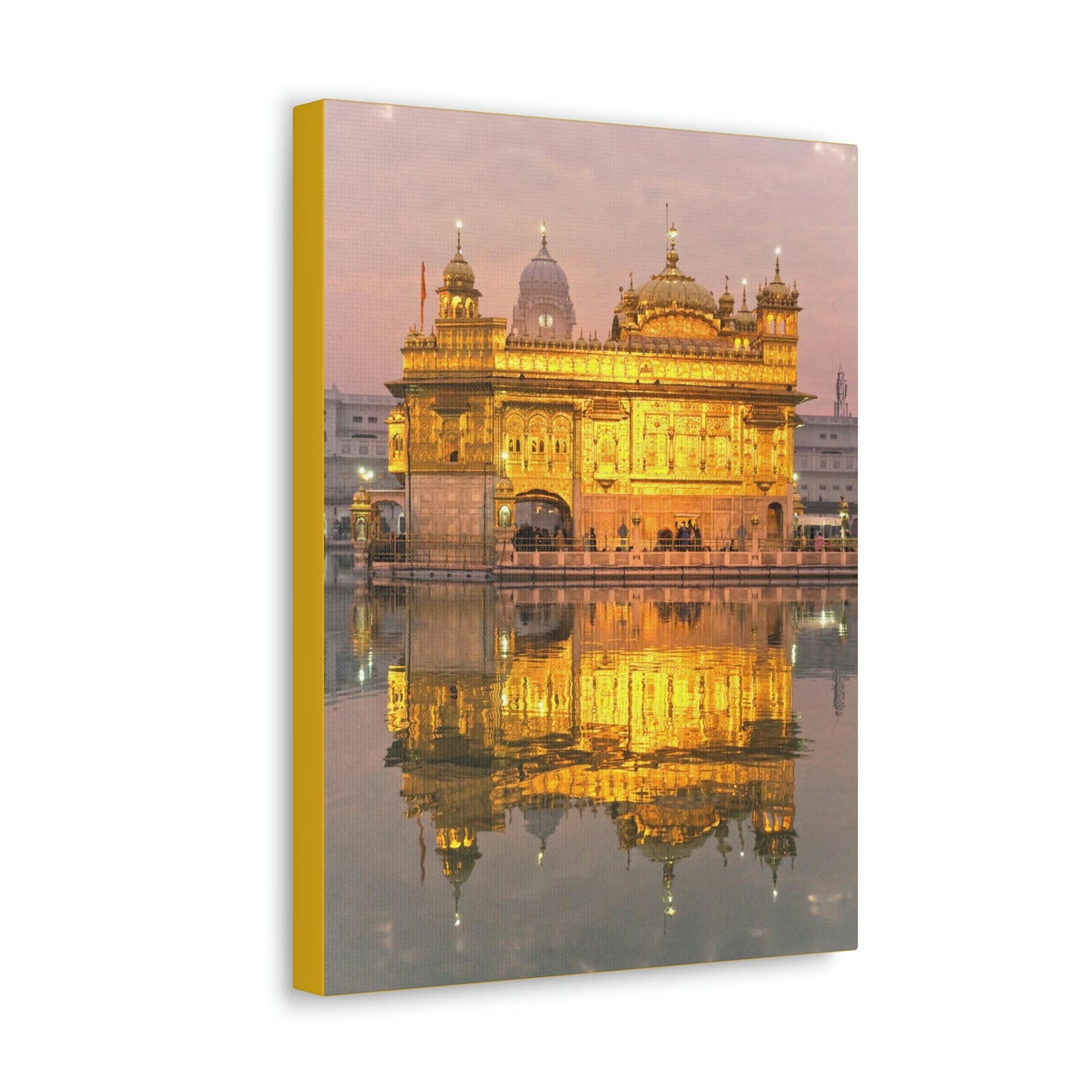 Printed in USA - Canvas Gallery Wraps - The Golden Temple in Amritsar, Punjab - India - Sikhsm - Green Forest Home