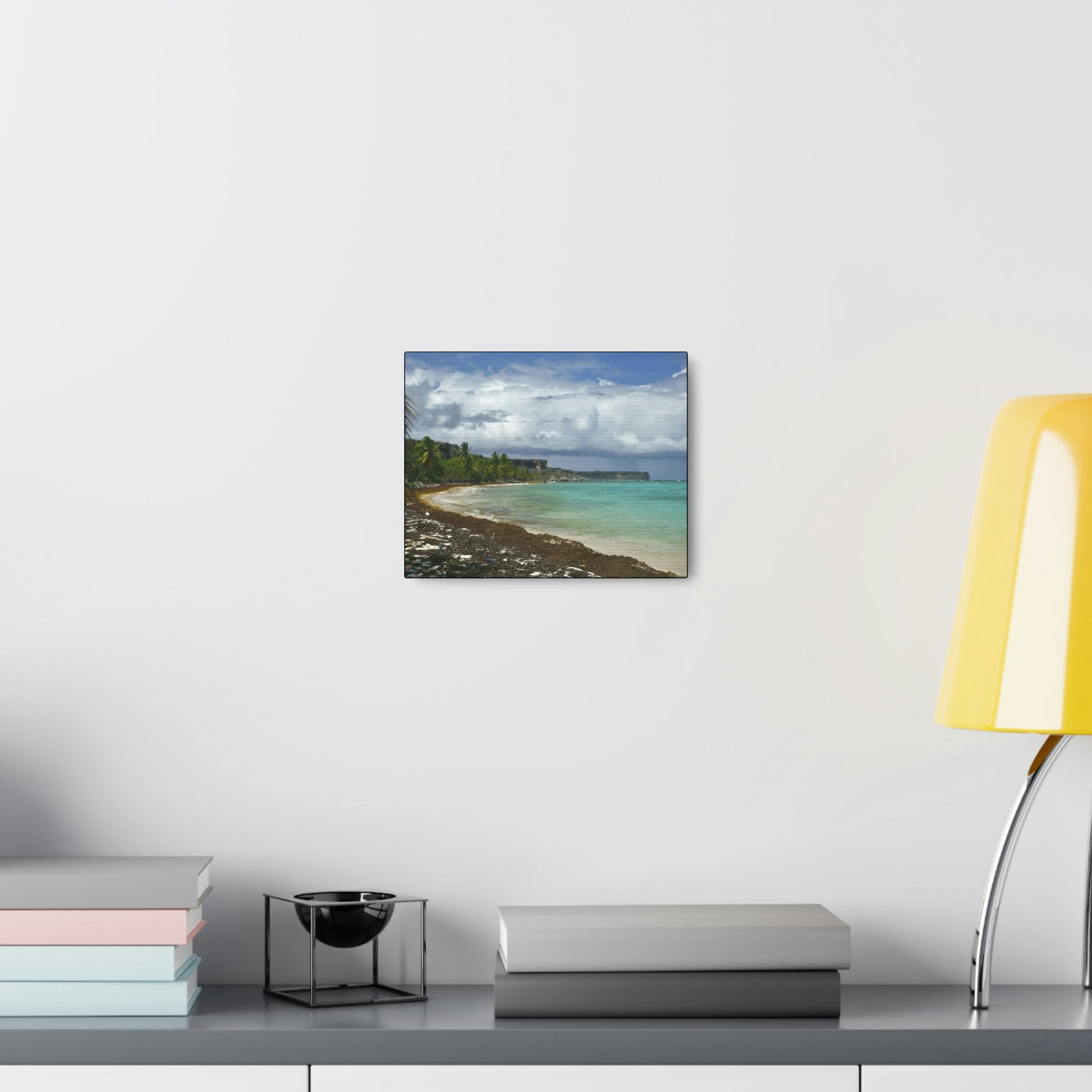 SMALL Canvas Gallery Wraps - Made in USA - Awesome and remote - Mona Island Pajaros beach PR - Green Forest Home